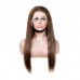 Stema #2 Chocolate Brown 13x4 Transparent Lace Frontal Straight Wig