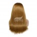 Stema #6 Brown 13x4 Transparent Lace Frontal Straight Wig