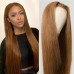 Stema #4 Brown 13x4 Transparent Lace Frontal Straight Wig