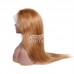 Stema #8 Light Brown 13x4 Transparent Lace Frontal Straight Wig