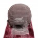 Stema #99j Red Burgundy Body Wave 13x4 Transparent Lace Front Wig