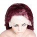 Stema #99j Red Burgundy Deep Wave 13x4 Transparent Lace Front Wig