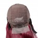 Stema #99j Red Burgundy 13x4 Transparent Lace Frontal Straight Wig
