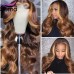 Stema #Ombre Highlight Balayage 13X4 Lace Front Wig Body Wave/Deep Wave
