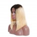 Stema 1b/613 Ombre Blonde Brown Root Bob Wig Straight