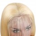 Stema 613 Blonde 13X4 Lace Big Frontal Wig Straight 180% Density