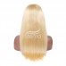 Stema 613 Blonde 360 Transparent Lace Frontal Wig Straight Body Wave 200% Density