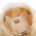 Stema 613 Blonde Straight Premade 13X4 Transparent Lace Front Wig