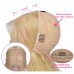 Stema 613 Blonde Straight 13x4 Transparent Lace Big Frontal Virgin Hair Wig