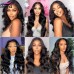 Stema 4X4/5x5/6x6/7x7 HD Lace Body Wave Closure Wig  Constructed By Bundles With Closure