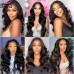 Stema 13x4 13x6 HD Lace Big Frontal Body Wave Wig Constructed By Bundles With Frontal