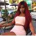 Stema 4x4 Ombre Red Closure Wig Straight Black Root Red Human Remy Hair 150% Density