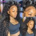Stema 13X6 HD Lace Big Frontal Deep Wave Wig Constructed By Bundles With Frontal