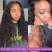 Stema 13x4 HD / Transparent Lace Big Frontal Human Hair Wig Constructed By Bundles With Frontal 180% Density