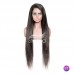Stema 13x4 HD / Transparent Lace Big Frontal Human Hair Wig Constructed By Bundles With Frontal 180% Density