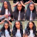 Stema Clearance Sale 13x4 Lace Front Wigs Kinky Straight 250% Density