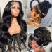 Stema 360 Transparent Lace Frontal Human Hair Wig Pre Plucked 200% Density