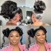 Stema 360 Transparent Lace Frontal Human Hair Wig Pre Plucked 200% Density