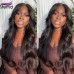 Stema 4x4 Regular Brown Lace Loose Wave Lace Closure Wig 180% Density