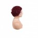 Stema #99J Pixie Cut Wig T Part Human Hair Wigs Curly