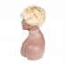 Stema 613 Blonde Pixie Cut Machine Made Human Hair Wigs