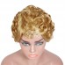 Stema Brown Pixie Cut Machine Made Human Hair Wigs