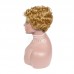 Stema Brown Pixie Cut Machine Made Human Hair Wigs