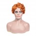 Stema Ginger Orange Pixie Cut Machine Made Human Hair Wigs