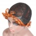 Stema Ginger Orange Pixie Cut Machine Made Human Hair Wigs