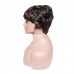 Stema Pixie Cut Wavy Human Hair Machine Made Wig