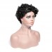 Stema Pixie Cut Machine Made  Jerry Curl Wig Human Hair 