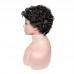 Stema Pixie Cut Machine Made  Jerry Curl Wig Human Hair 