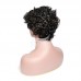 Stema Pixie Cut Machine Made  Jerry Curl Wig Human Hair 