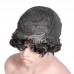 Stema Pixie Cut Machine Made  Jerry Curl Wig Human Hair 