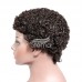 Stema Pixie Cut Human Hair Machine Made Wig Afro Kinky Curl