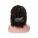 Stema Machine Made Human Hair Wig Kinky Curly With Bangs