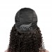 Stema Machine Made Human Hair Wig Kinky Curly With Bangs