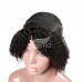 Stema Human Hair Machine Made Wig Kinky Curly