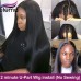 Stema Glueless Human Virgin Hair U Part Leave Out Wigs