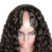 Stema Glueless U Part V Part Water Wave Leave Out Wigs