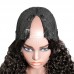 Stema Glueless U Part V Part Water Wave Leave Out Wigs