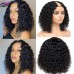 Stema Glueless Short Bob Human Hair Wig Deep Wave U Part Wig