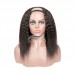 Stema Kinky Straight U Part V Part Leave Out Human Hair Wigs