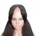 Stema Kinky Straight U Part V Part Leave Out Human Hair Wigs