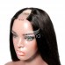 Stema Straight U Part V Part Leave Out Human Hair Wigs