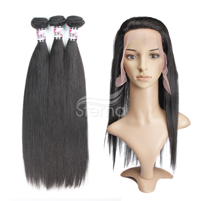 Cheap Bundles With 360 Full Lace Frontal Closure Brazilian