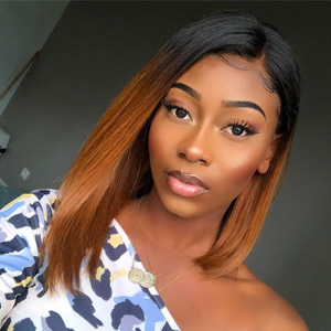 Bob Machine Made Black Root 1b 30 Ombre Honey Blonde Human Hair